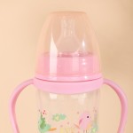 婴儿奶瓶厂家-330毫升宽口卡通把手