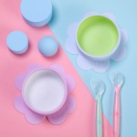 Baby Suction Bowl Supplier - Flower Shaped Silicone