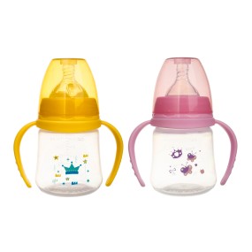 Baby Milk Bottle Supplier - Mini 150ml Food Grade Handle