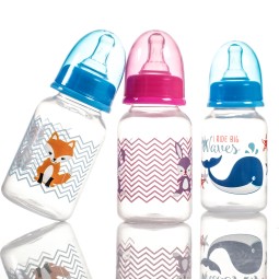 婴儿喂养瓶供应商-150毫升不含BPA卡通