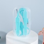 婴儿指甲钳套装生产商-4件套环保