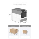 自动猫砂盆厂家-热销批发特大号自动抽屉封闭杀菌