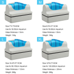 鱼缸清洁器厂家-批发磁性玻璃刮刀刷防滑手柄清洁器