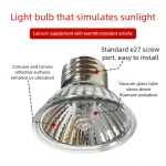 爬宠灯厂家-热销UVA UVB全光谱加热灯饲养箱维生素D3