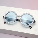 宠物眼镜厂家-豪华珍珠装饰狗护目镜可调适合化妆派对