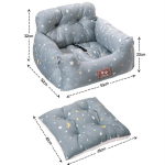 汽车座套厂家-批发便携韩式汽车环保纯色图案狗座套