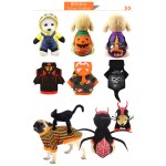 万圣节服装厂家-热销趣味南瓜万圣节服装棉质宠物制服