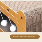 瓦楞猫床厂家-热销现代互动巢猫树抓板瓦楞纸