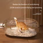 胶囊猫砂盆厂家-工厂供应商新款胶囊超大号半封闭PP材料盆