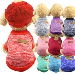 秋季狗衣服厂家-经典定制秋冬季温暖狗毛衣外套软材料