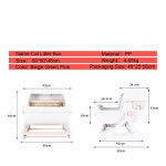 自清洁猫砂盆厂家-批发特大号半自动防溅自清洁盆