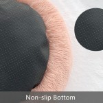 圆形宠物床厂家-厂家批发定制圆形毛绒软防滑床