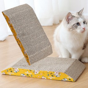 Trapezoidal Scratcher Factory - Wholesale Interactive Trapezoidal Scratching Board Corrugated Paper