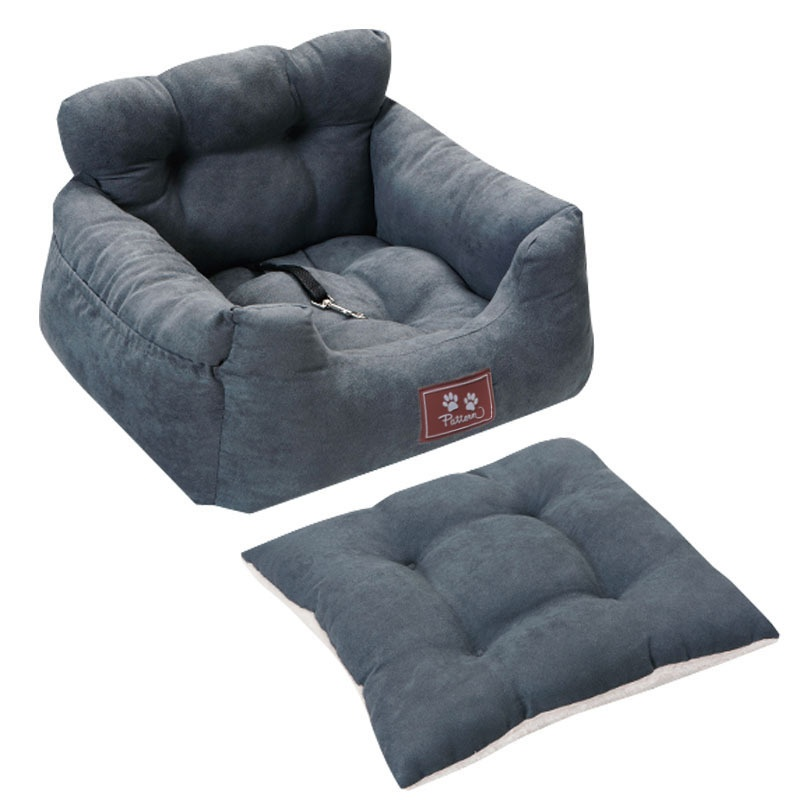 汽车座套厂家-批发便携韩式汽车环保纯色图案狗座套