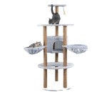 猫树厂家-批发高品质木制平台吊床抓树屋塔