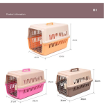 宠物笼厂家-制造商批发环保豪华塑料可拆旅行笼