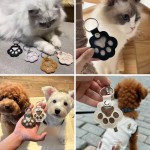 爪印钥匙扣厂家-环保纪念礼品宠物毛发存储记忆钥匙扣