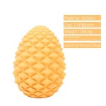 橡胶狗玩具厂家-批发水果草莓耐用橡胶防咬益智玩具