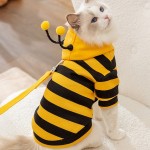 小连帽衫厂家-秋冬季小连帽衫新款时尚条纹设计棉涤纶