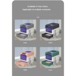 自动猫砂盆厂家-热销批发特大号自动抽屉封闭杀菌