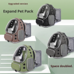 Cat Backpack Supplier - All Seasons Portable Pet Bag Zipper Closure Expandable Shoulder Bag