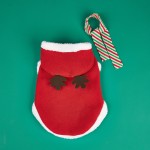 圣诞老人服装厂家-圣诞老人服装可爱纯色图案温暖冬季用品圣诞