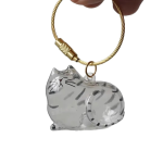 宠物毛发钥匙扣厂家-批发透明纪念胶囊记忆礼品主人用