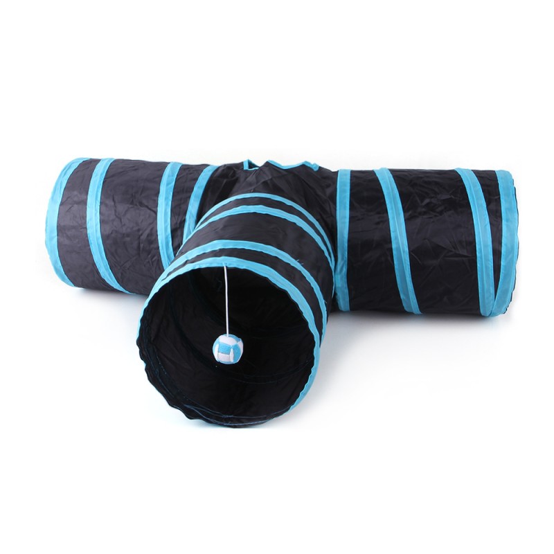 猫隧道玩具厂家-批发热销可折叠室内折叠便携猫隧道