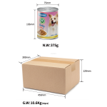 Canned Dog Food Manufacturer - Chunk Meat 375g OEM