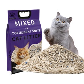 Eco Mixed Litter Factory - Wholesale Eco-Friendly Dust Free Mixed Tofu Litter 2.5kg Plant