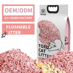 结团猫砂厂家-制造厂高品质低尘6升结团豆腐砂