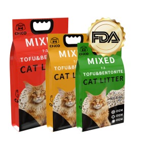 Fast Shipping Litter Manufacturer - OCE OEM Fast Shipping Eco-Friendly Bentonite Tofu Mixed Ball