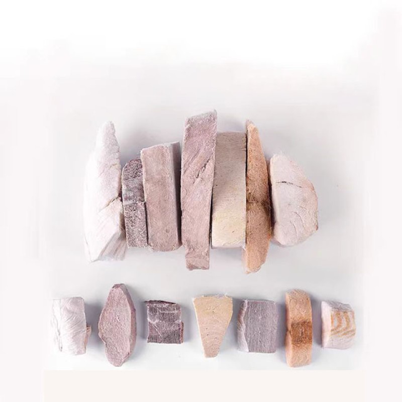 三文鱼块厂家-OEM高品质冻干三文鱼块天然肉零食10公斤