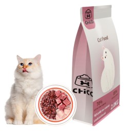 高蛋白干粮厂家-天然有机高蛋白干猫粮批发商宠物零食