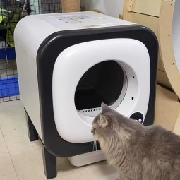 智能控味厂家-智能控味猫砂盆10公斤砂塑料PP耐用