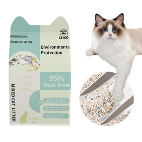Large Package Litter Supplier - Mixed Cat Litter Simple Package Cattery 10kg Wholesale Large