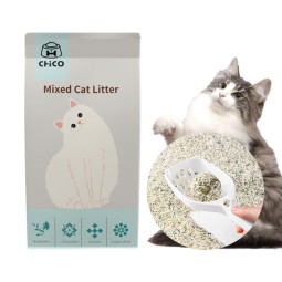 5合1混合猫砂厂家-Petkit Everclean5合1混合砂控味可冲