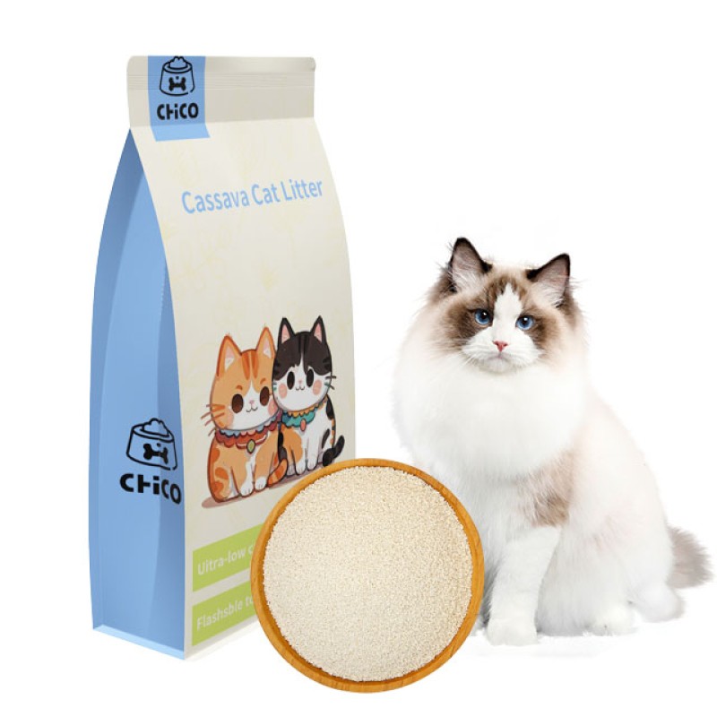 木薯猫砂厂家-高吸水木薯砂OEM ODM出口工厂供应商