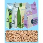 宠物环保厂家-工厂批发宠物环保天然木6毫米无尘猫用