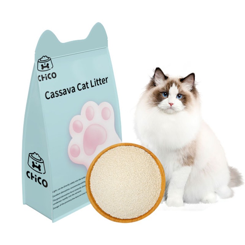 控味猫砂厂家-工厂直供控味低尘可冲木薯豆腐