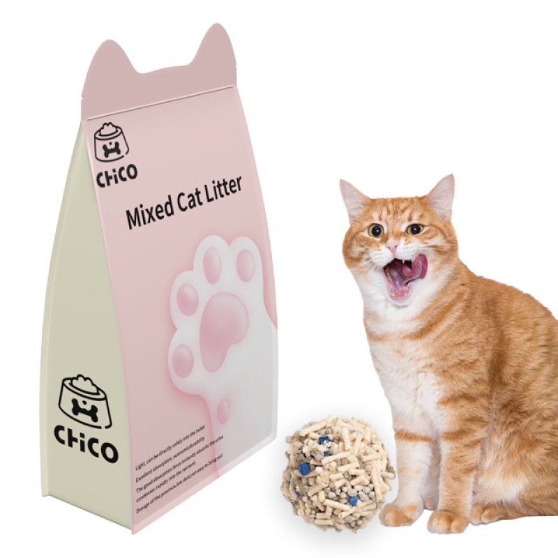 混合猫砂厂家-豆腐猫砂混合批发高品质带免费样品