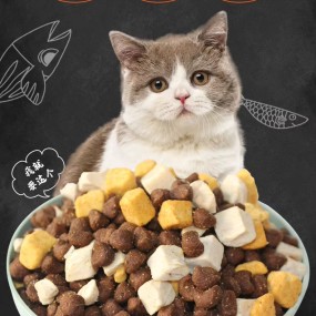 宠物食品厂家-猫粮批发2.50公斤通用鸡蛋黄谷物主食