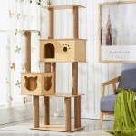 Cat Nest Supplier - Large Luxury Modern Wood Teasing Ball for Fat Cats Carton Packed