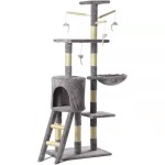 Cat Jumping Platform Factory - Modern Luxury Large Wood Design Rack Tower Sisal Jumping Board