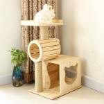 Cat Nest Supplier - Large Luxury Modern Wood Teasing Ball for Fat Cats Carton Packed