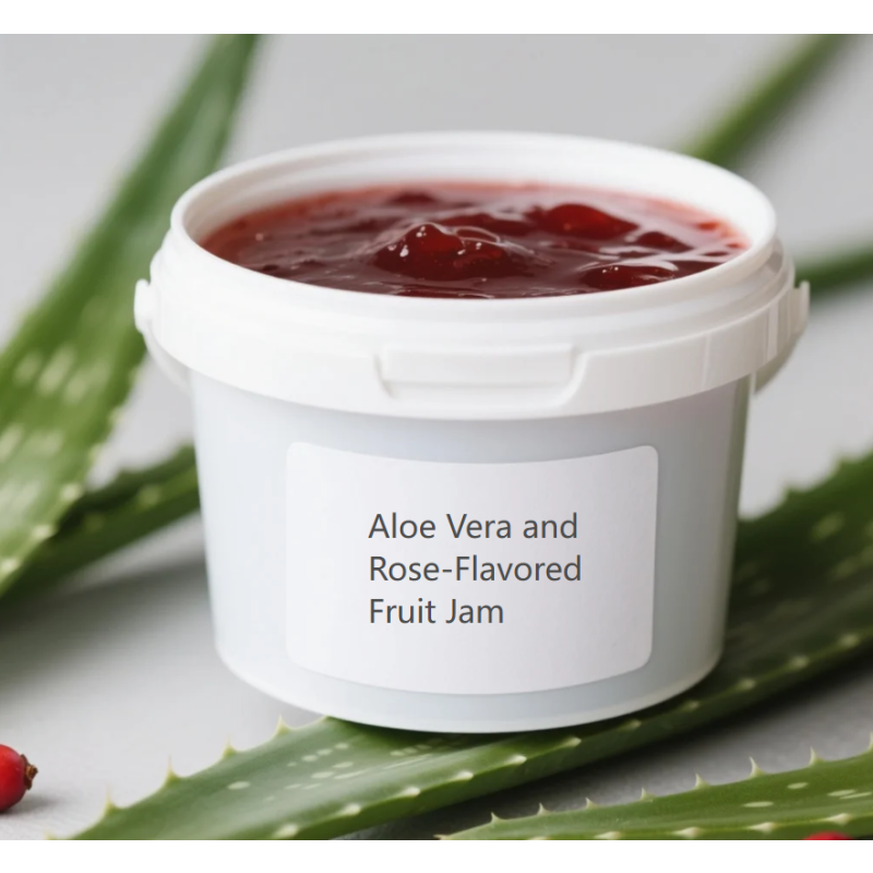 Aloe Vera Rose Jam Factory - Premium with Real Petals for Bakery Dessert Tea