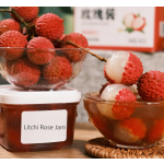 Lychee Rose Jam Factory - Premium with Real Fruit Petals Natural Fruit Spread