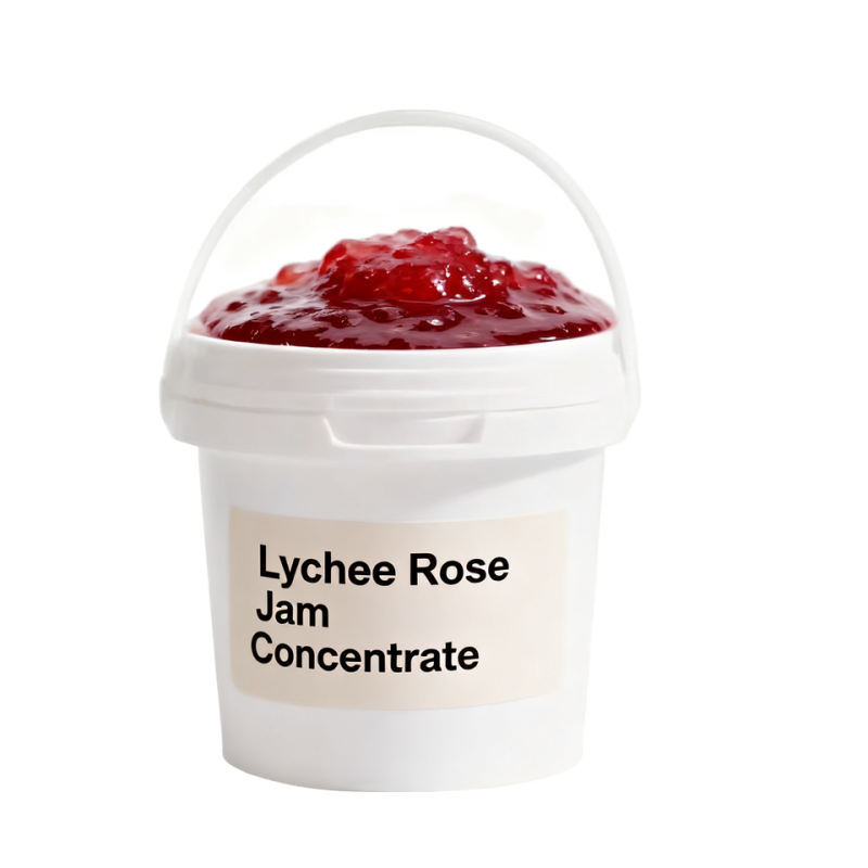Lychee Rose Jam Manufacturer - High Quality Fruit Syrup for Boba Tea Toppings