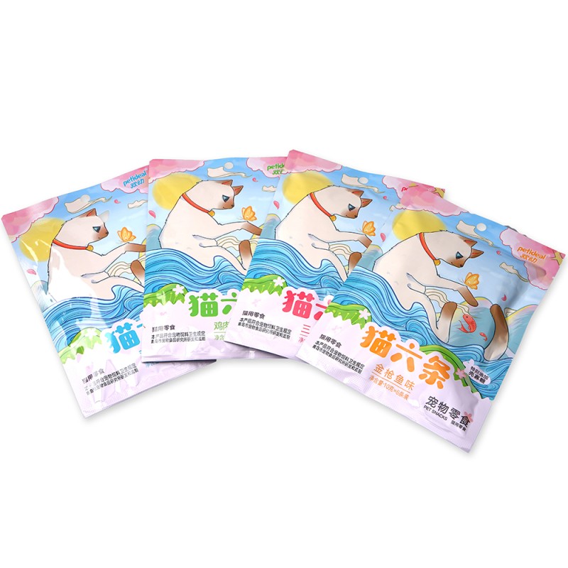 宠物一口食品厂家-供应高品质一口蒸鸡鱼片宠物食品