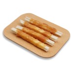 洁牙咬胶厂家-工厂供应批发宠物零食私有标签生皮寻回犬骨